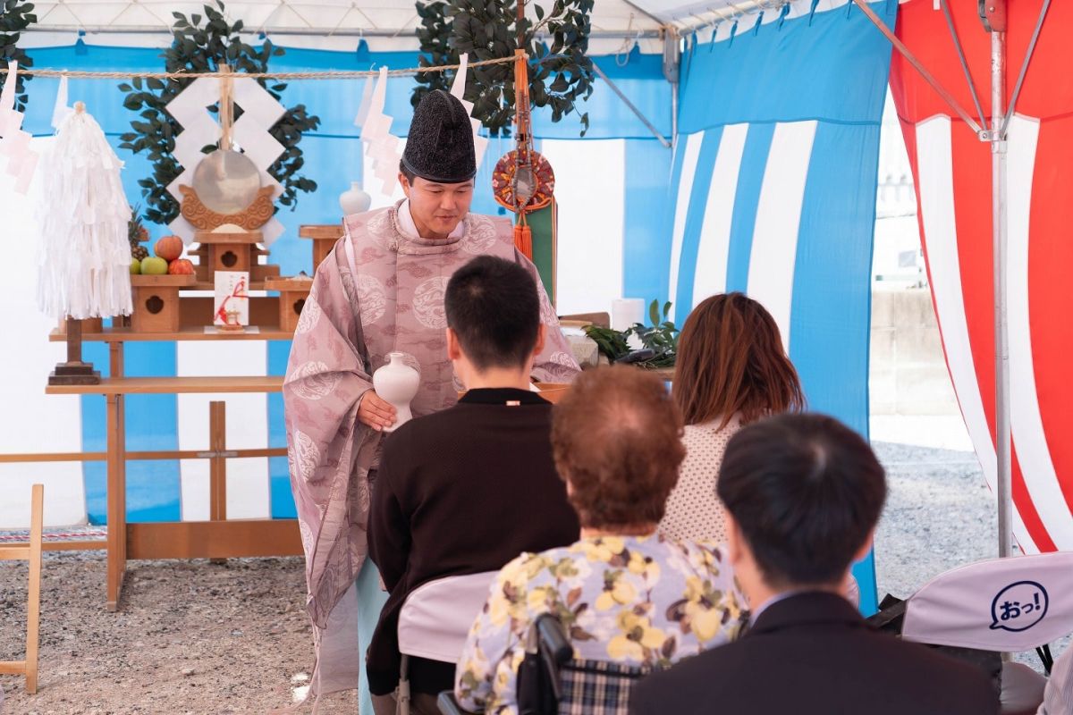 「福岡市東区13」注文住宅現場リポート①【地鎮祭】