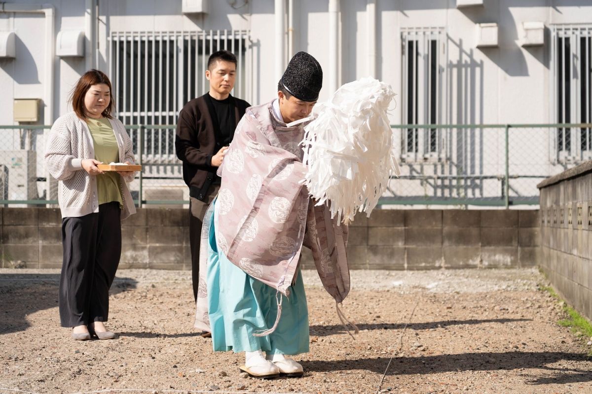 「福岡市東区13」注文住宅現場リポート①【地鎮祭】