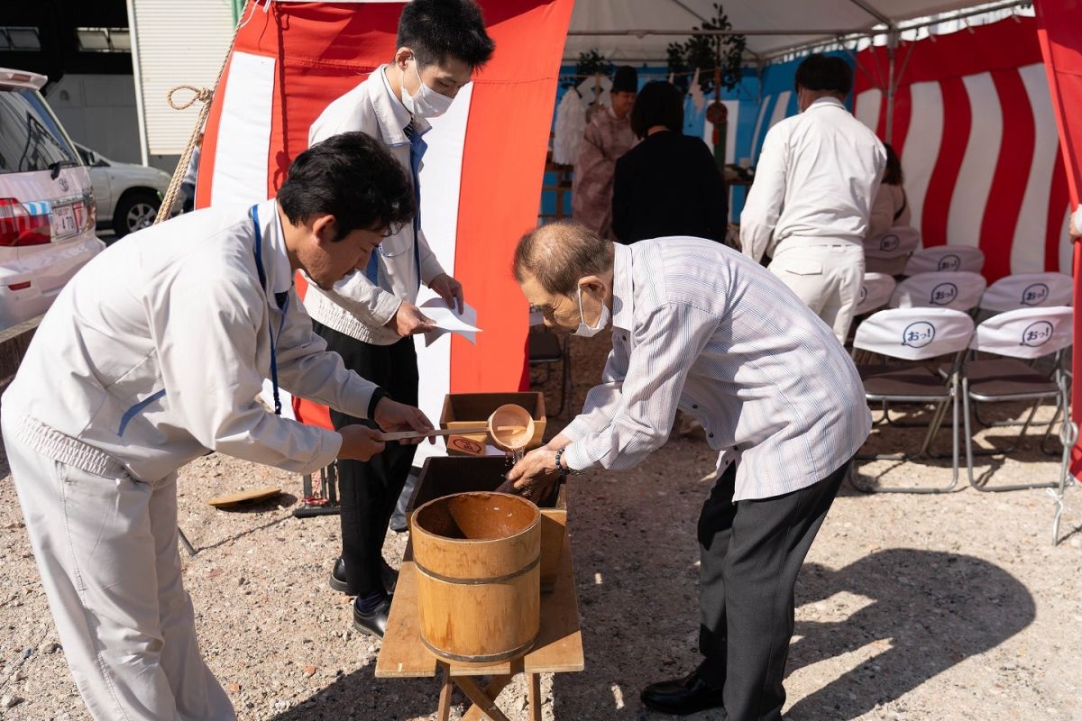 「福岡市東区13」注文住宅現場リポート①【地鎮祭】