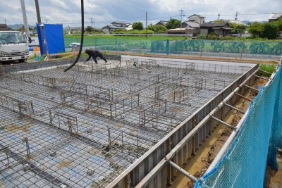 「遠賀郡水巻町01」注文住宅現場リポート②【基礎工事】【土間コン】