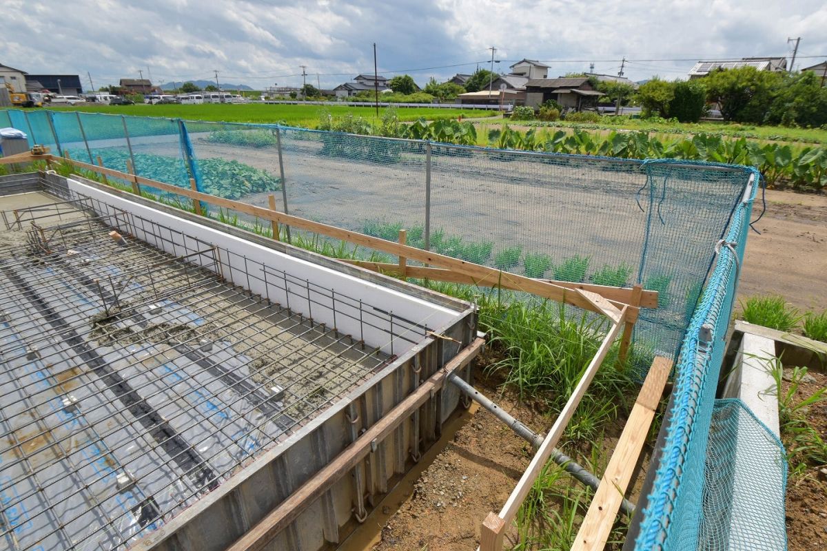 「遠賀郡水巻町01」注文住宅現場リポート②【基礎工事】【土間コン】