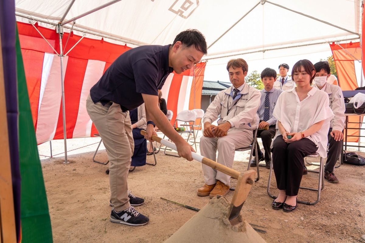 「久留米市03」注文住宅現場リポート①【地鎮祭】