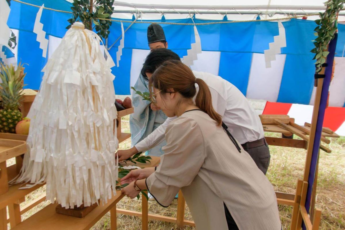 「行橋市01」注文住宅現場リポート①【地鎮祭】