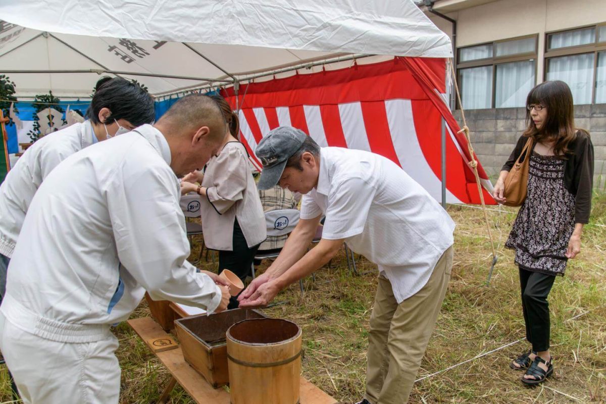 「行橋市01」注文住宅現場リポート①【地鎮祭】