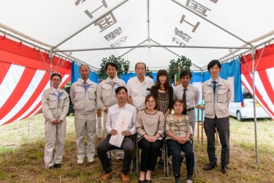 「行橋市01」注文住宅現場リポート①【地鎮祭】