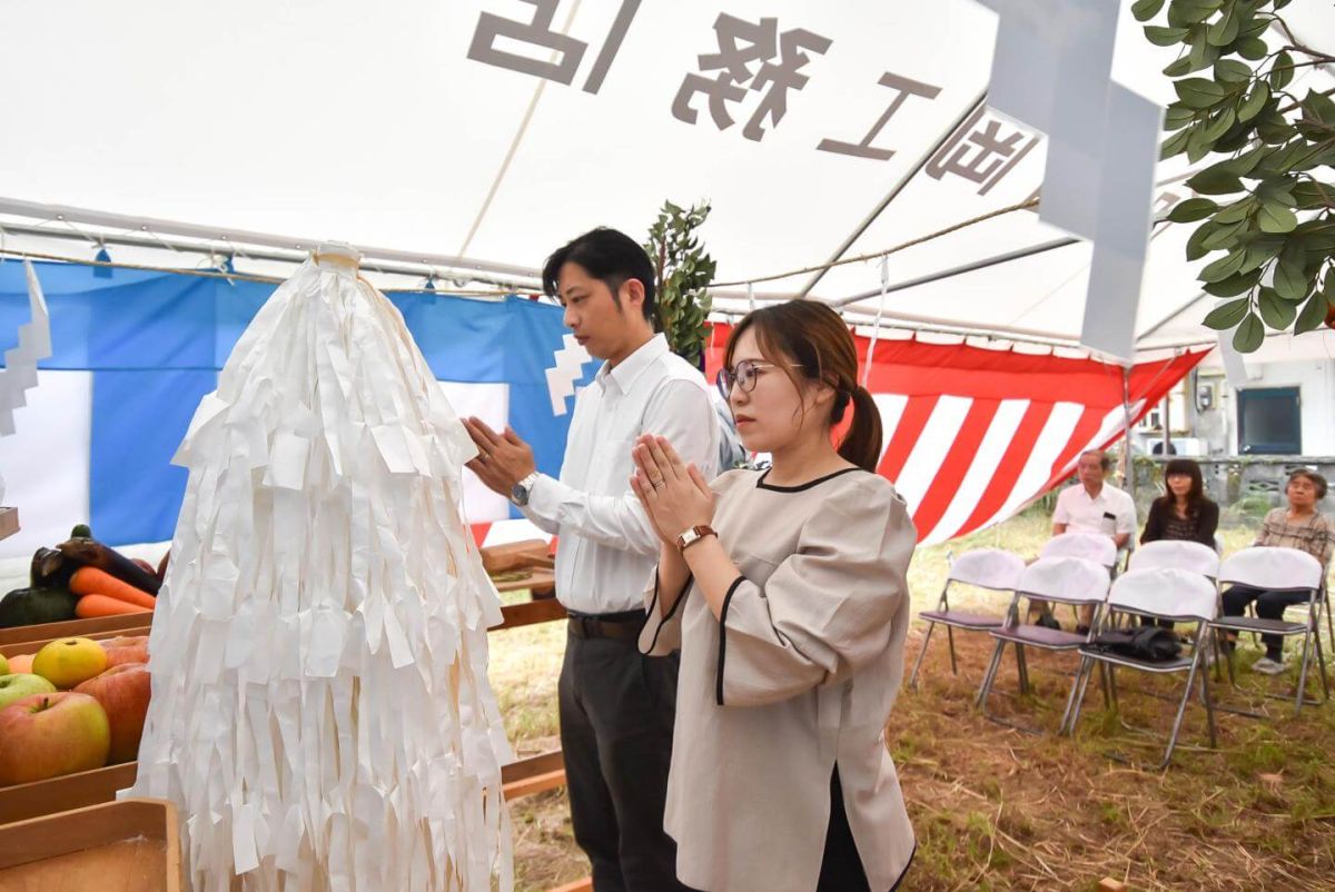 「行橋市01」注文住宅現場リポート①【地鎮祭】