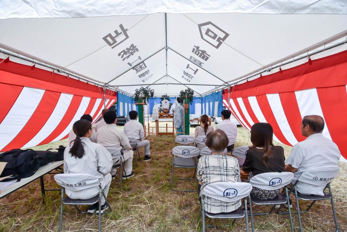 「行橋市01」注文住宅現場リポート①【地鎮祭】