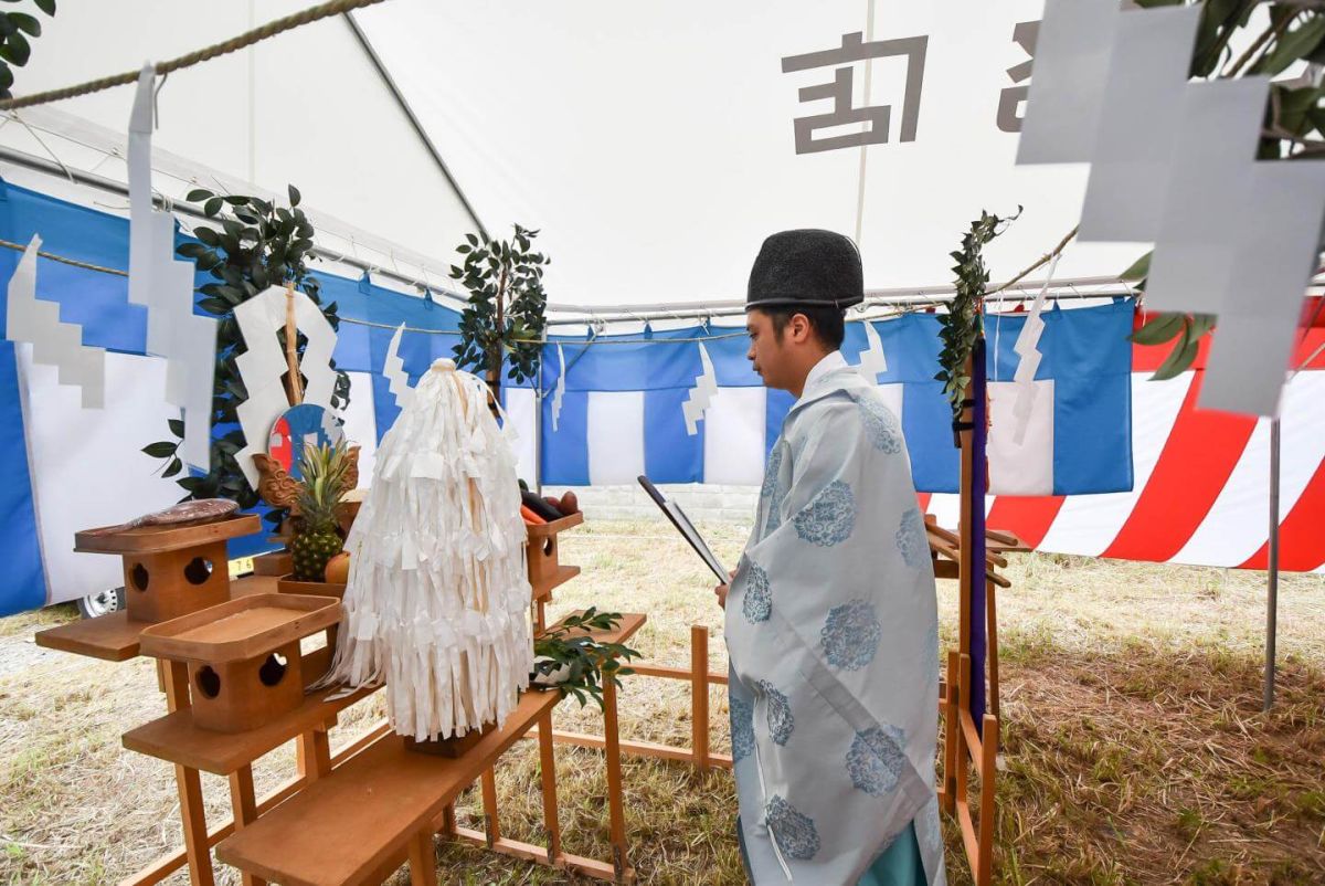 「行橋市01」注文住宅現場リポート①【地鎮祭】