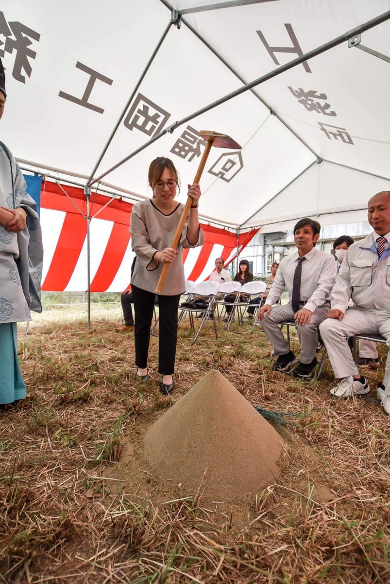 「行橋市01」注文住宅現場リポート①【地鎮祭】