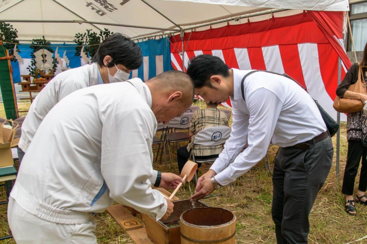 「行橋市01」注文住宅現場リポート①【地鎮祭】