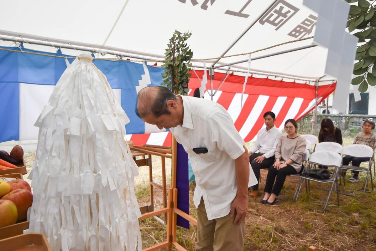 「行橋市01」注文住宅現場リポート①【地鎮祭】