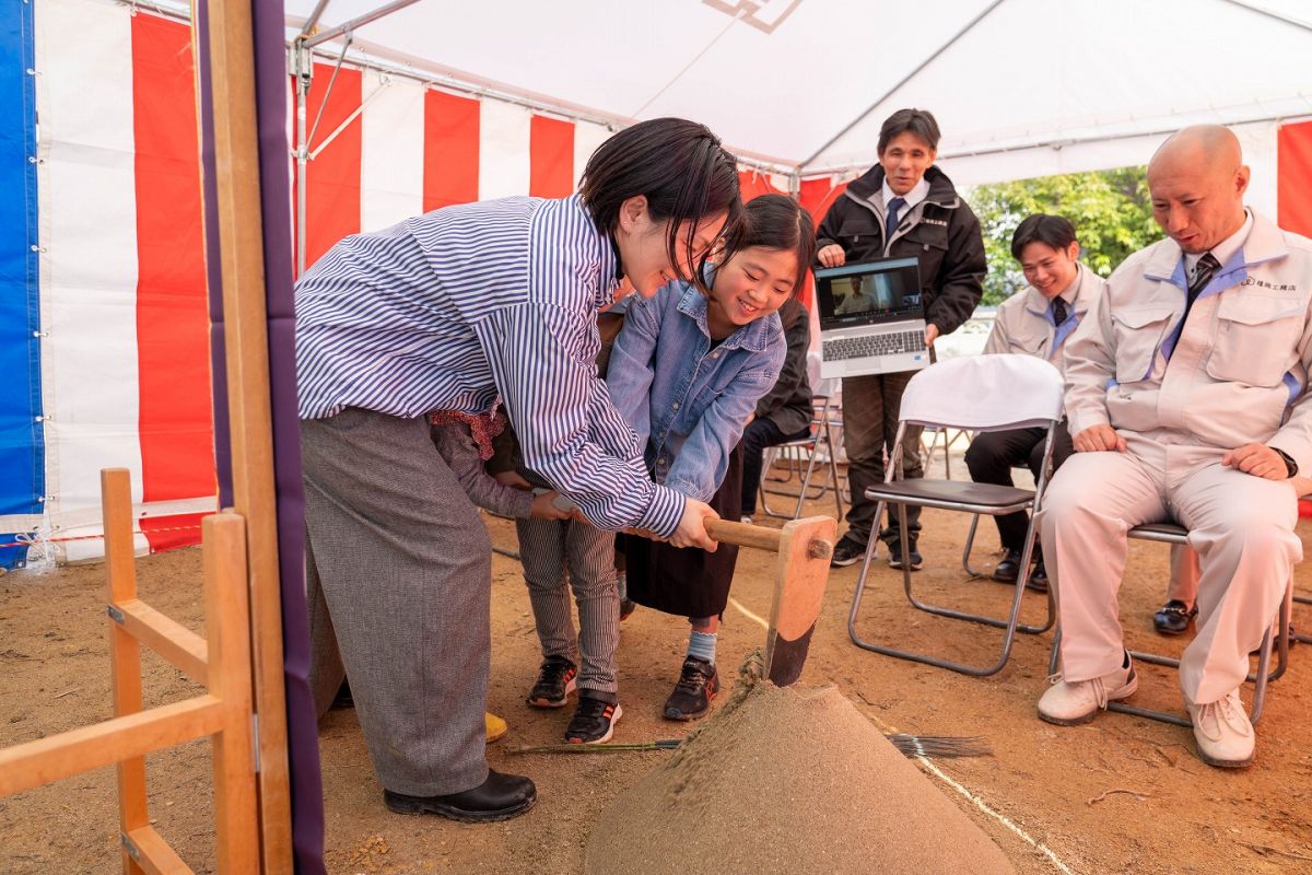 「遠賀郡遠賀町01」注文住宅現場リポート①【地鎮祭】