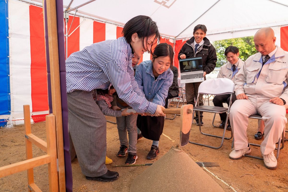 「遠賀郡遠賀町01」注文住宅現場リポート①【地鎮祭】