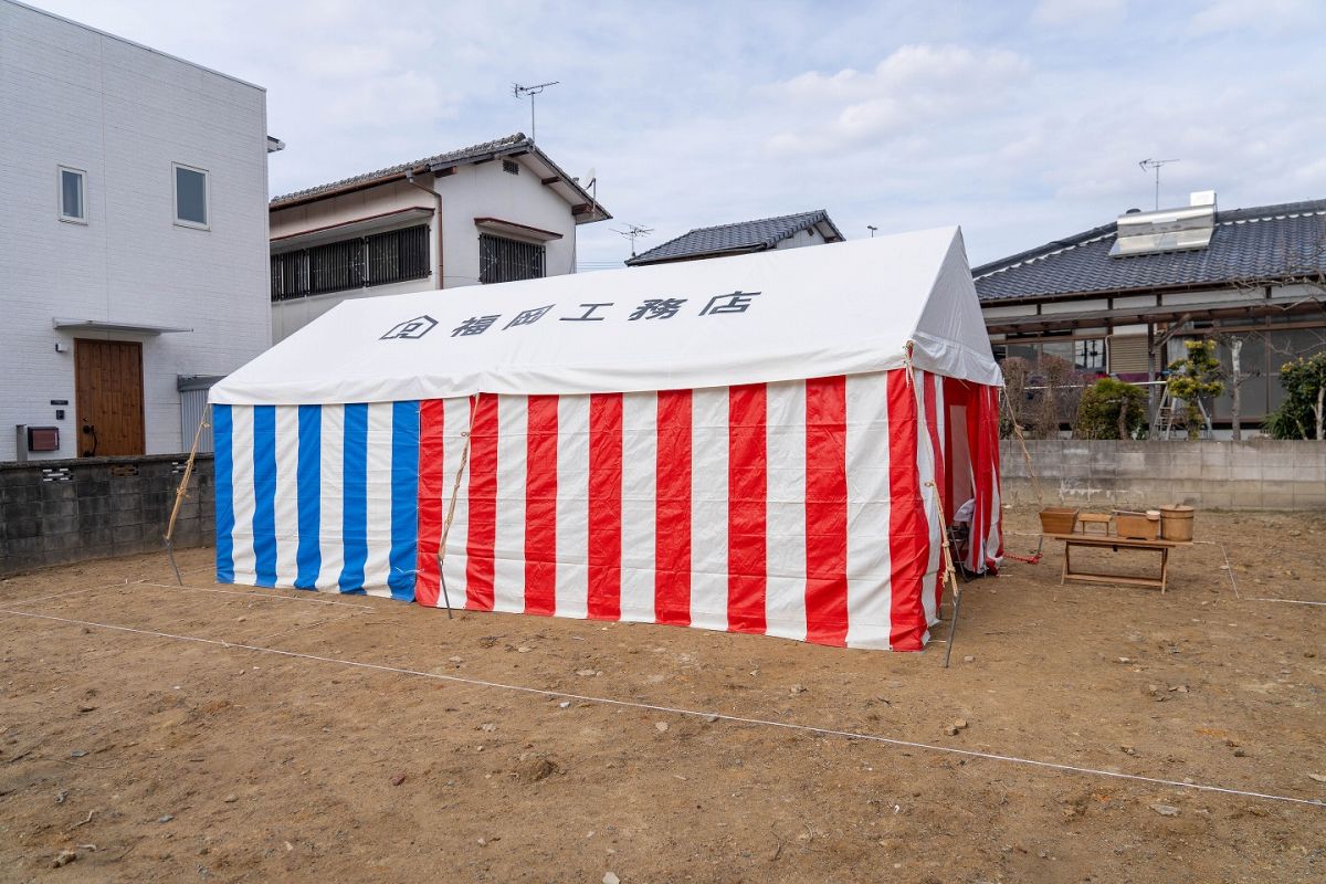 「遠賀郡遠賀町01」注文住宅現場リポート①【地鎮祭】