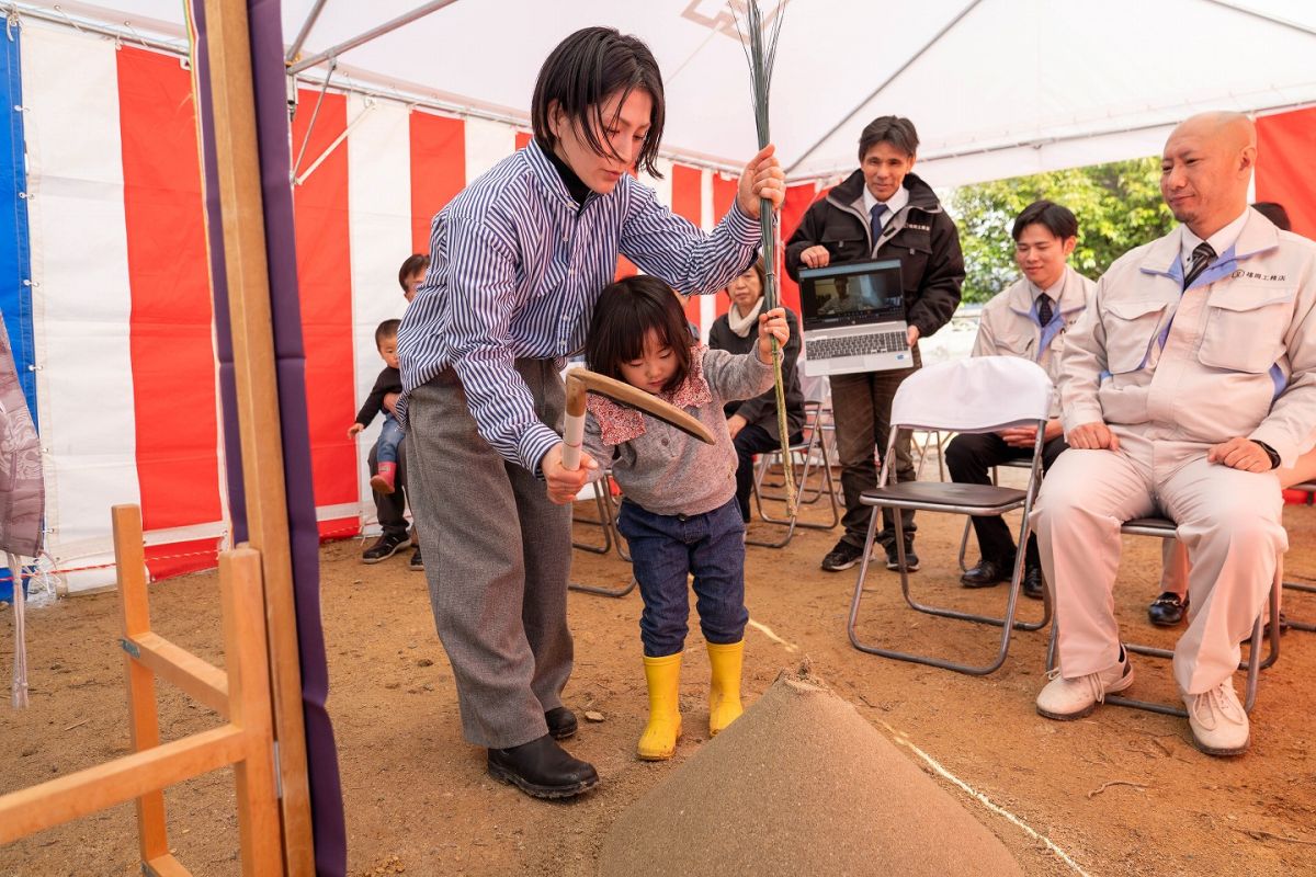 「遠賀郡遠賀町01」注文住宅現場リポート①【地鎮祭】