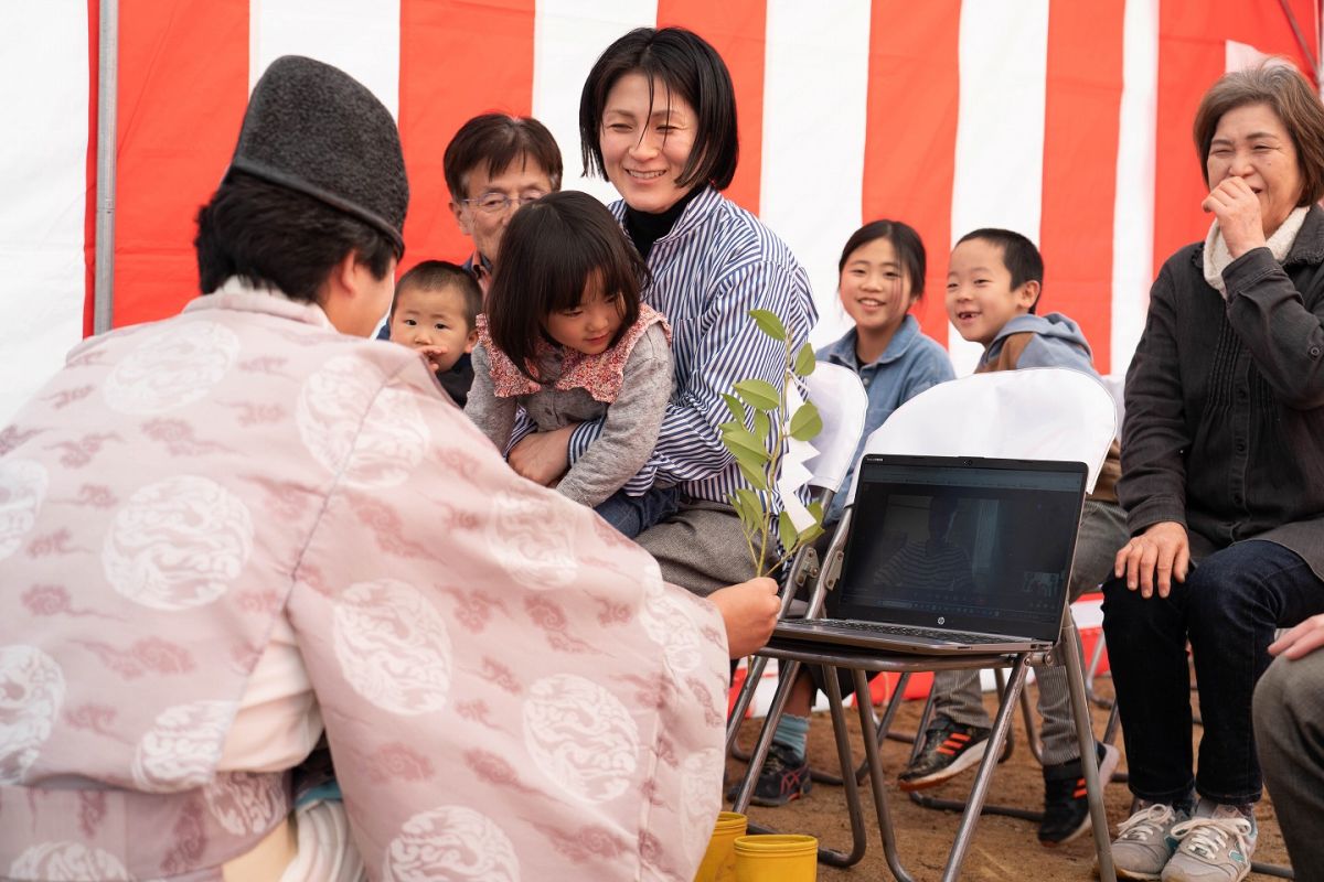 「遠賀郡遠賀町01」注文住宅現場リポート①【地鎮祭】