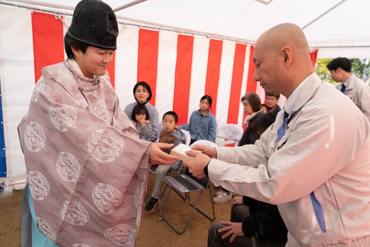 「遠賀郡遠賀町01」注文住宅現場リポート①【地鎮祭】