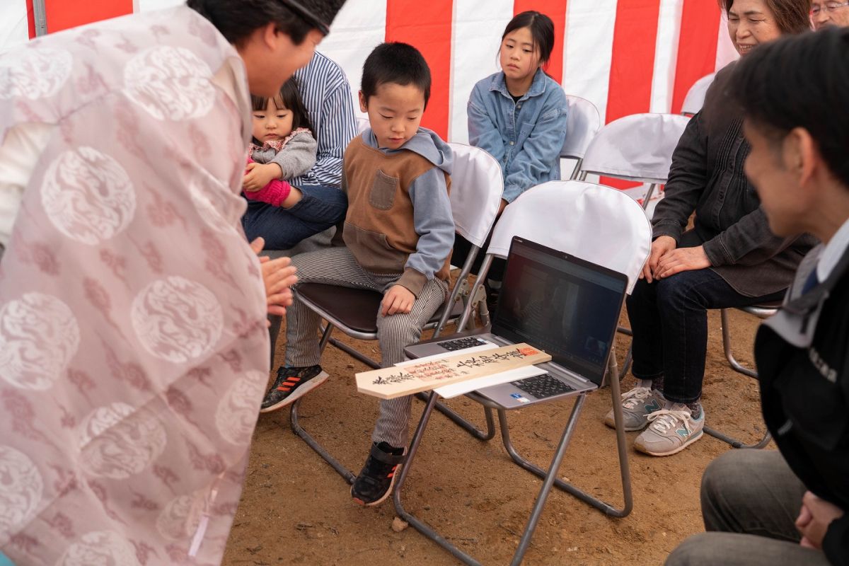 「遠賀郡遠賀町01」注文住宅現場リポート①【地鎮祭】