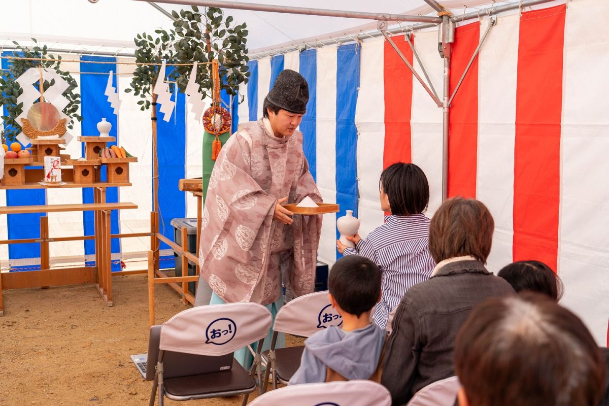 「遠賀郡遠賀町01」注文住宅現場リポート①【地鎮祭】