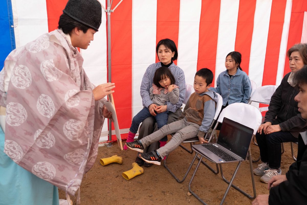 「遠賀郡遠賀町01」注文住宅現場リポート①【地鎮祭】