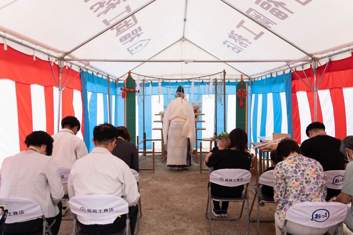 「筑紫野市15」注文住宅現場リポート①【地鎮祭】