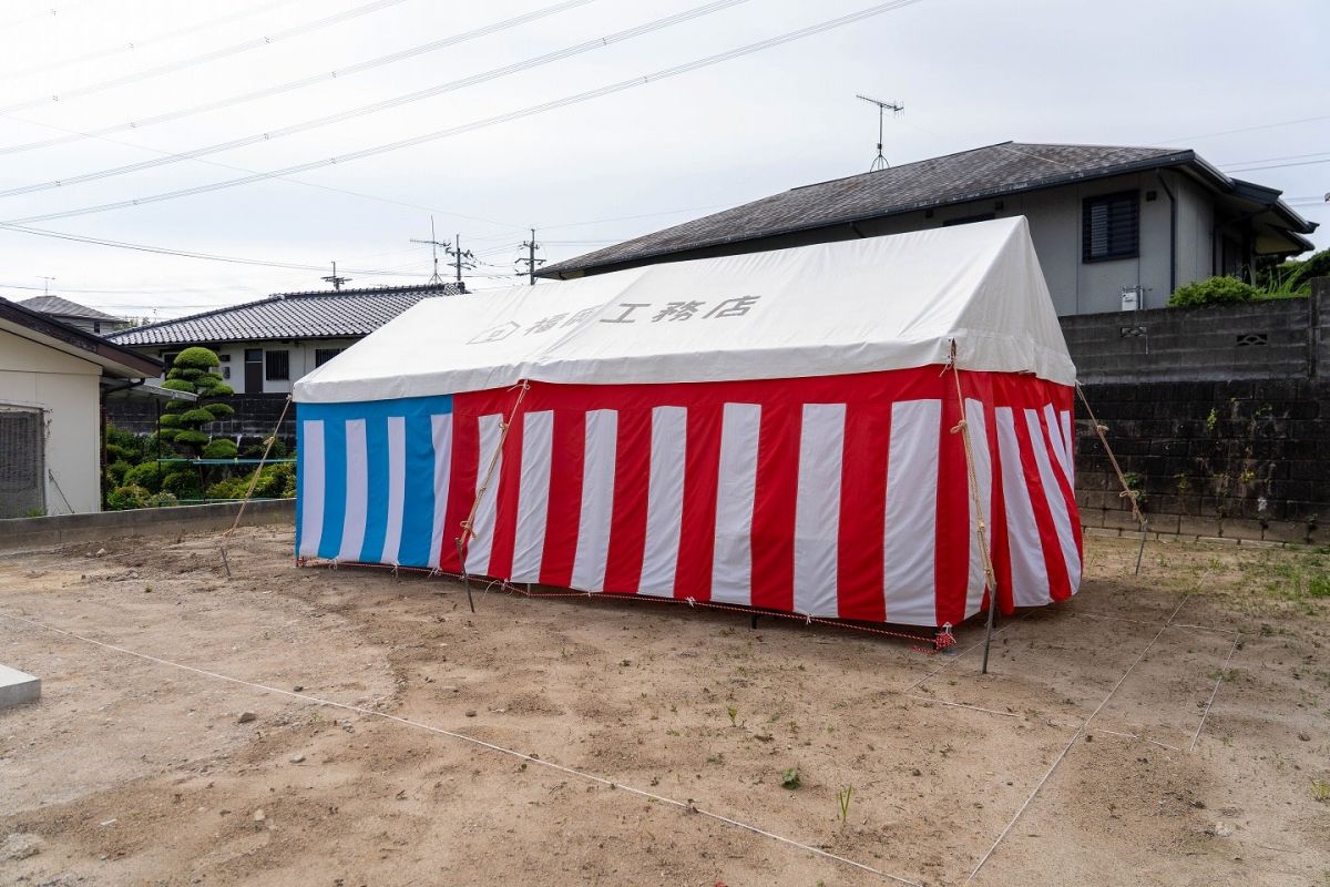 「筑紫野市15」注文住宅現場リポート①【地鎮祭】