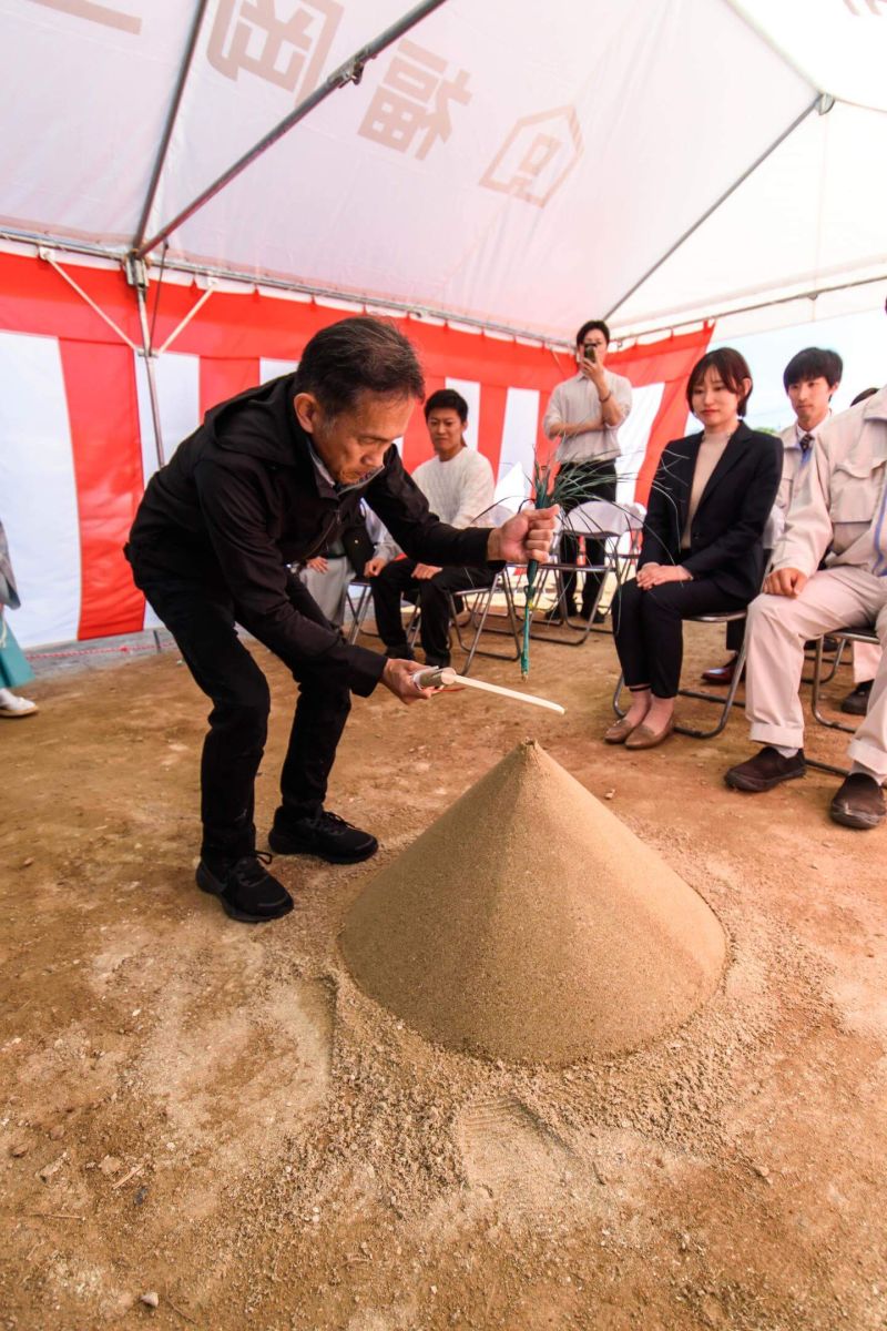 「福岡市南区30」注文住宅現場リポート①【地鎮祭】