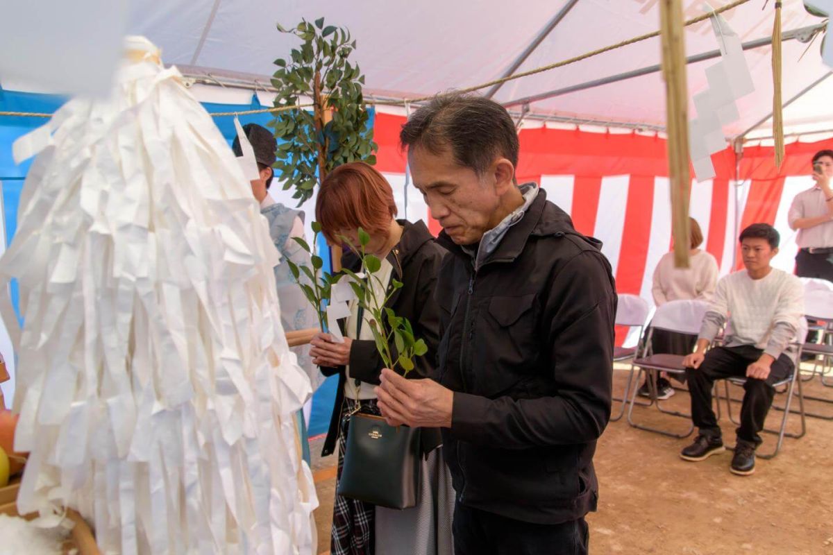 「福岡市南区30」注文住宅現場リポート①【地鎮祭】