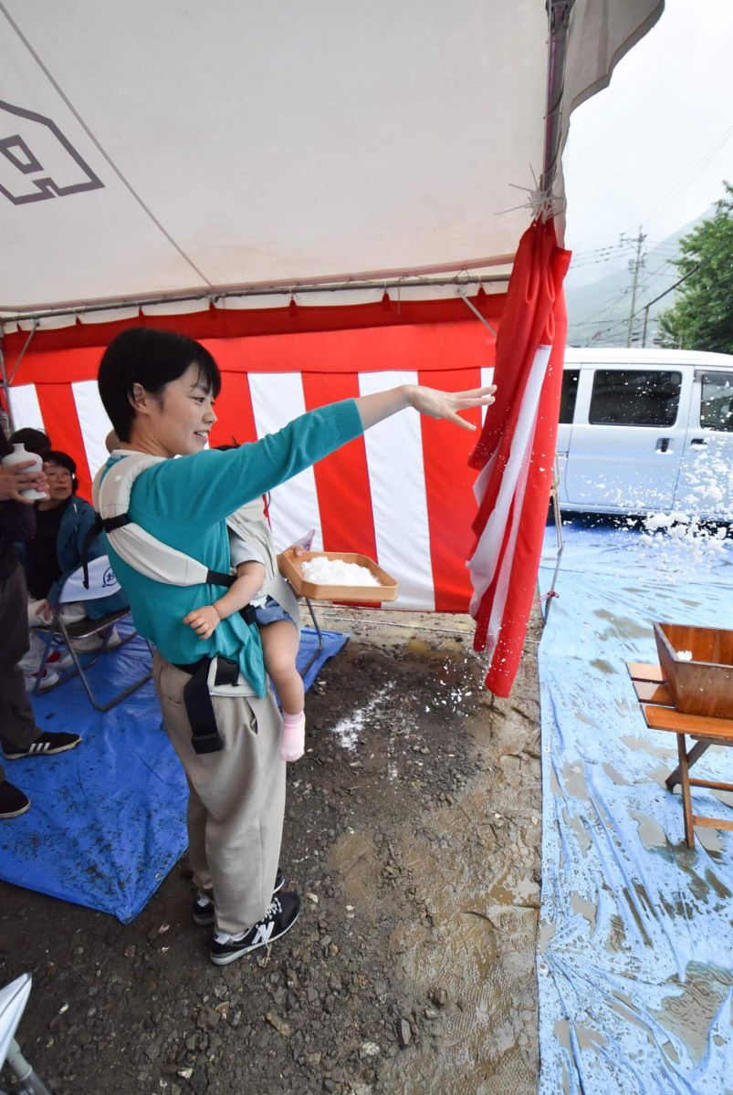 「北九州市小倉北区01」注文住宅現場リポート①【地鎮祭】