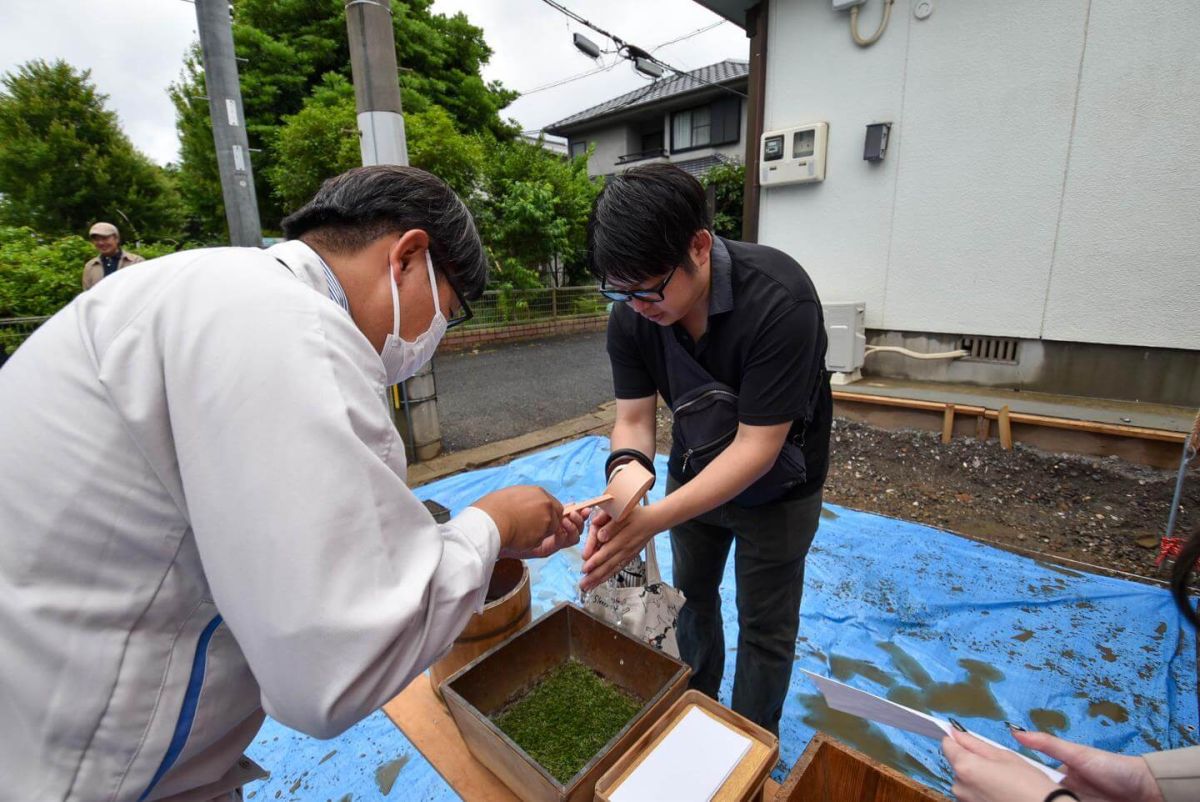 「北九州市小倉北区01」注文住宅現場リポート①【地鎮祭】