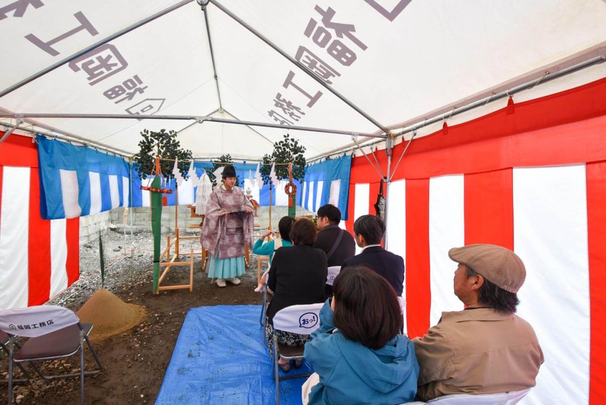 「北九州市小倉北区01」注文住宅現場リポート①【地鎮祭】