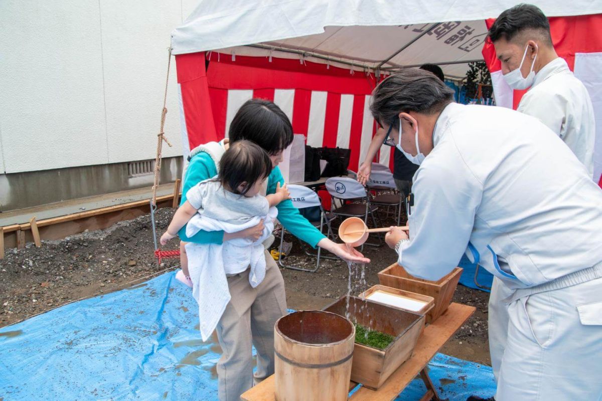 「北九州市小倉北区01」注文住宅現場リポート①【地鎮祭】