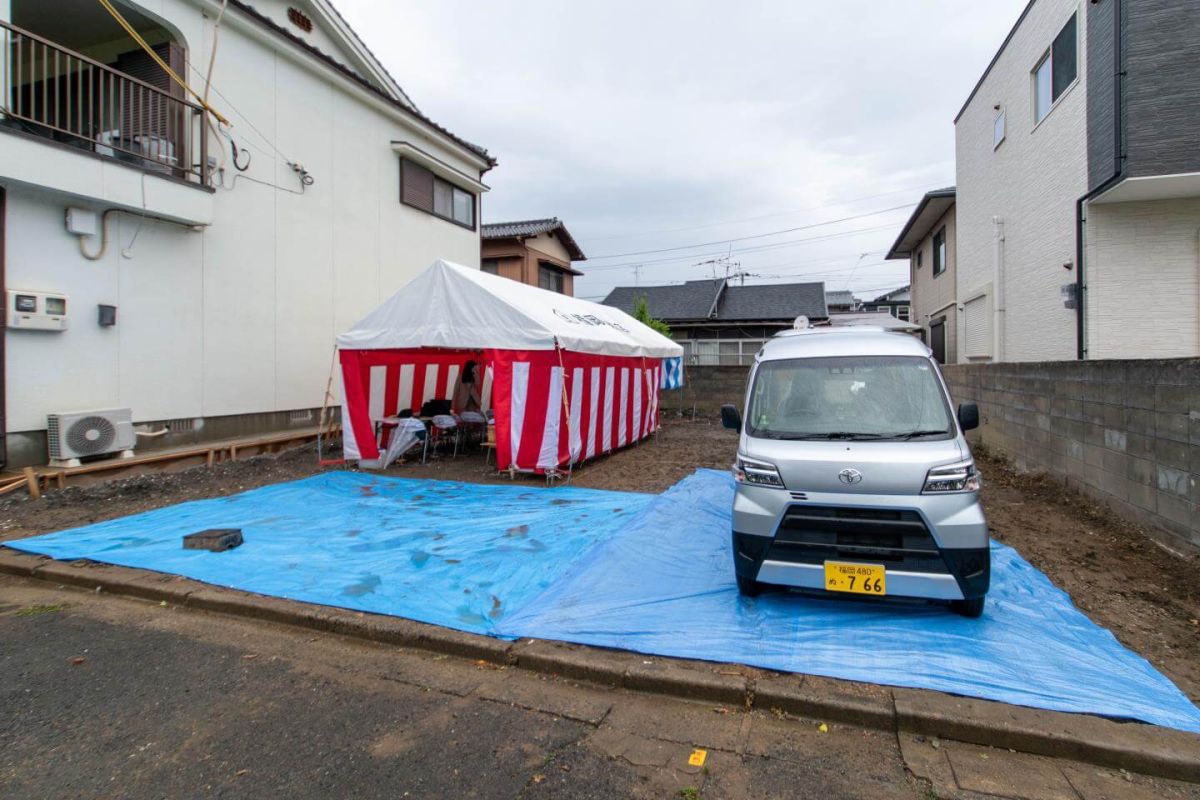 「北九州市小倉北区01」注文住宅現場リポート①【地鎮祭】