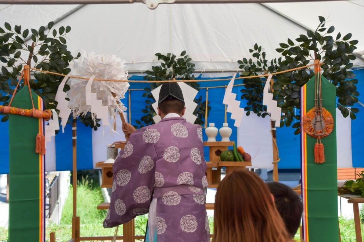 「宗像市大井01」注文住宅現場リポート①【地鎮祭】