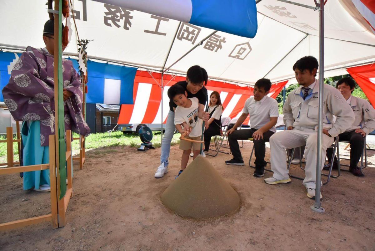 「宗像市大井01」注文住宅現場リポート①【地鎮祭】