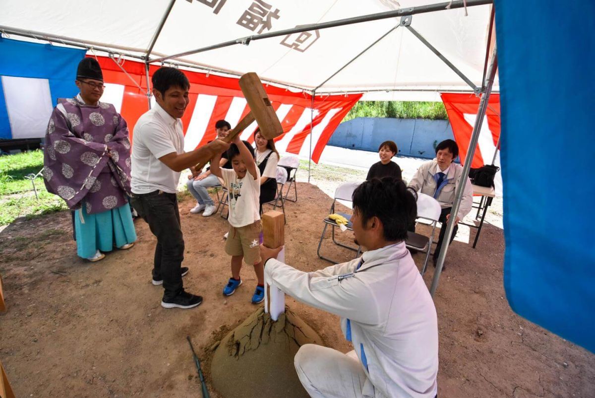 「宗像市大井01」注文住宅現場リポート①【地鎮祭】