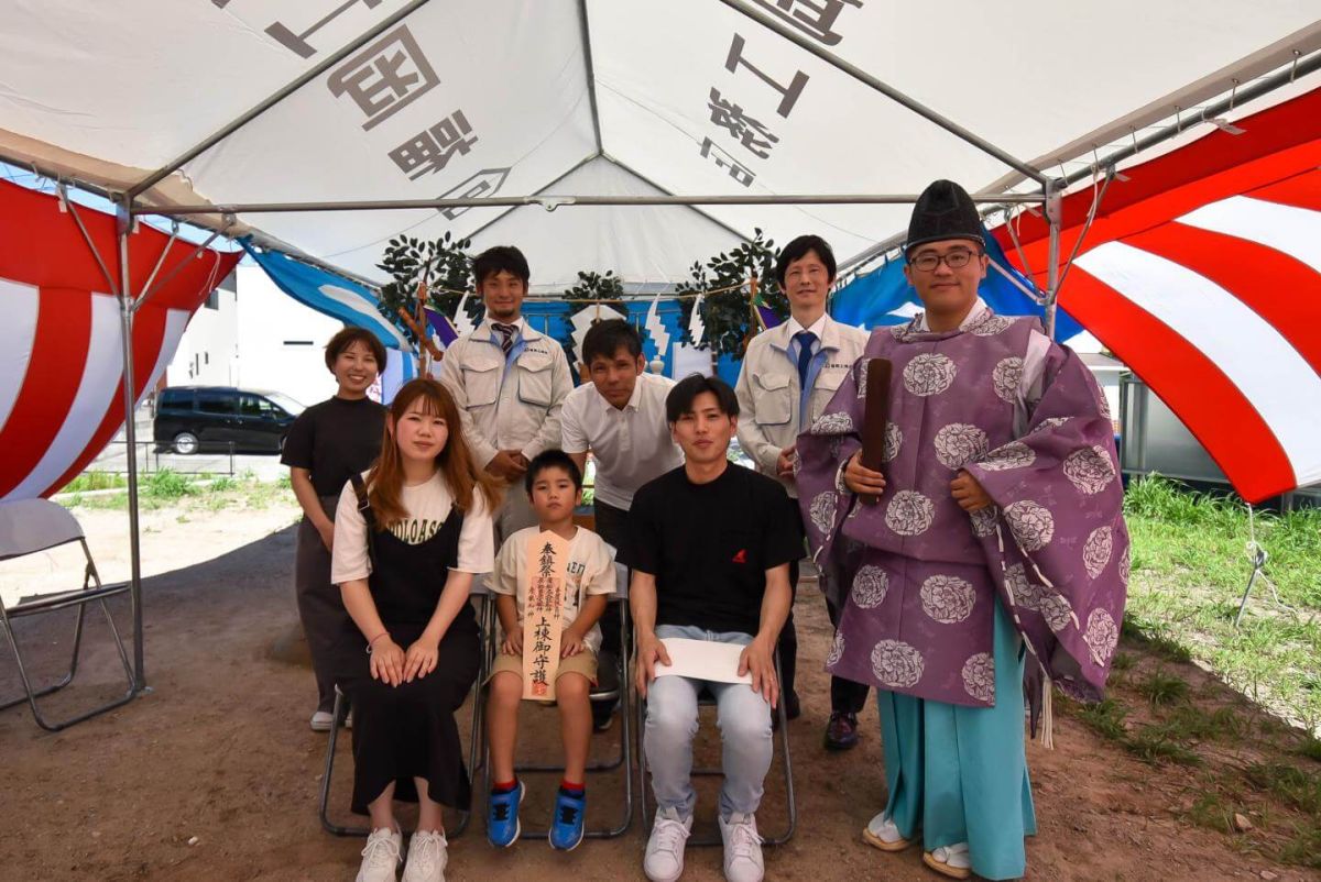 「宗像市大井01」注文住宅現場リポート①【地鎮祭】