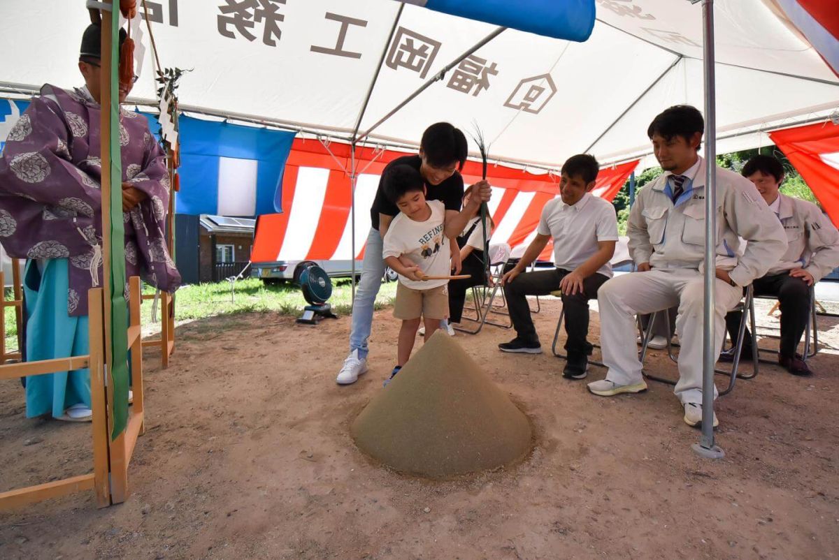 「宗像市大井01」注文住宅現場リポート①【地鎮祭】