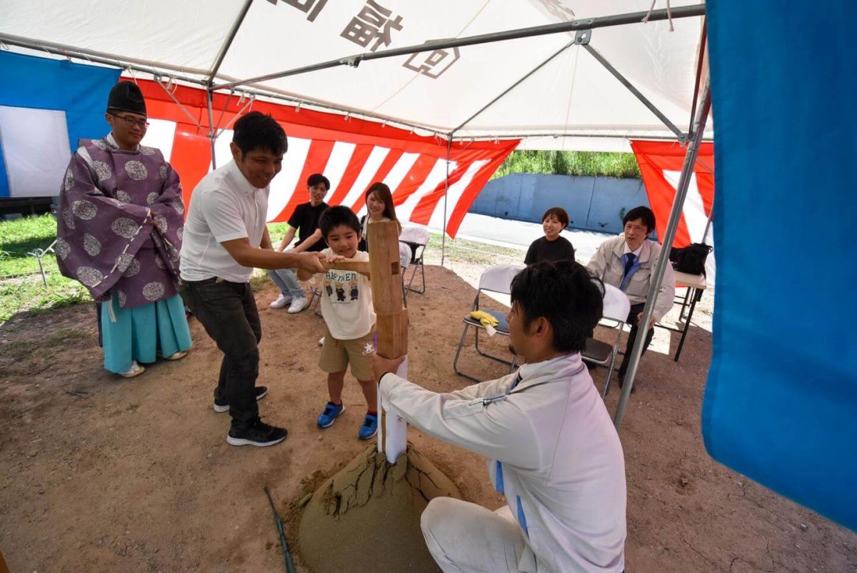 「宗像市大井01」注文住宅現場リポート①【地鎮祭】