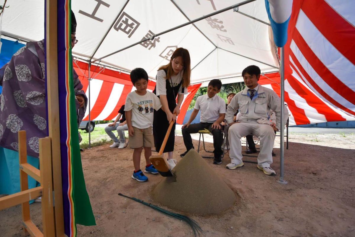 「宗像市大井01」注文住宅現場リポート①【地鎮祭】