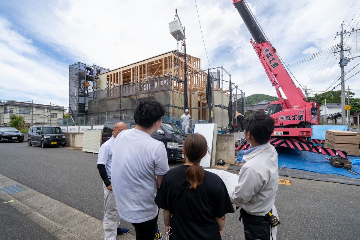 「北九州市若松区04」注文住宅現場リポート②【上棟式】