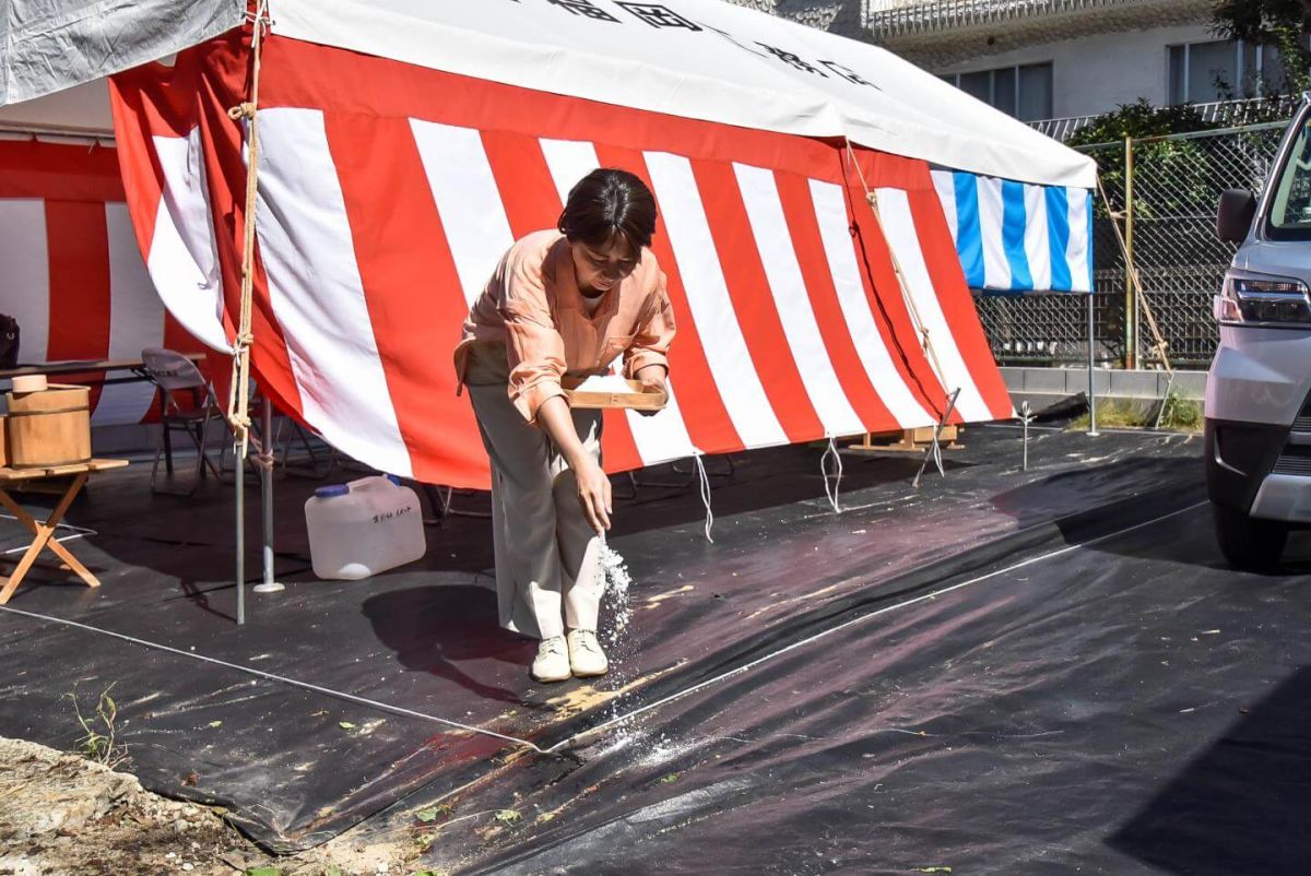 「福岡市南区29」注文住宅現場リポート①【地鎮祭】