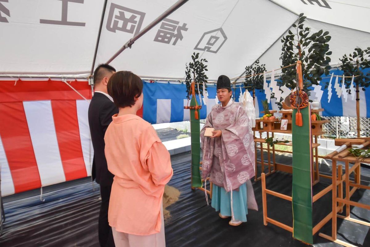 「福岡市南区29」注文住宅現場リポート①【地鎮祭】