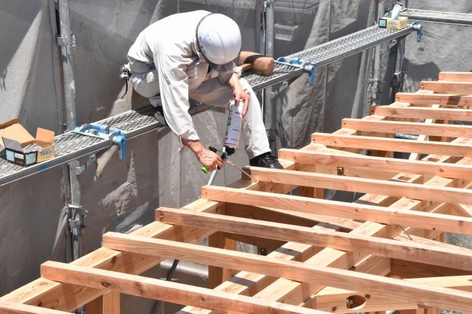 「福岡市博多区01」注文住宅現場リポート④【上棟式】