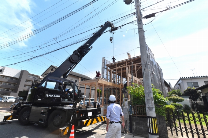 「福岡市博多区01」注文住宅現場リポート④【上棟式】