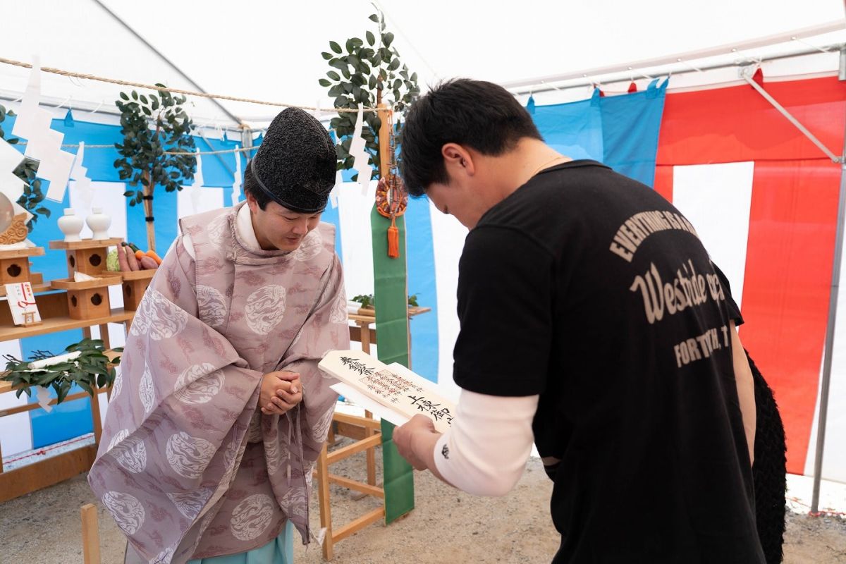 「みやま市01」注文住宅現場リポート①【地鎮祭】