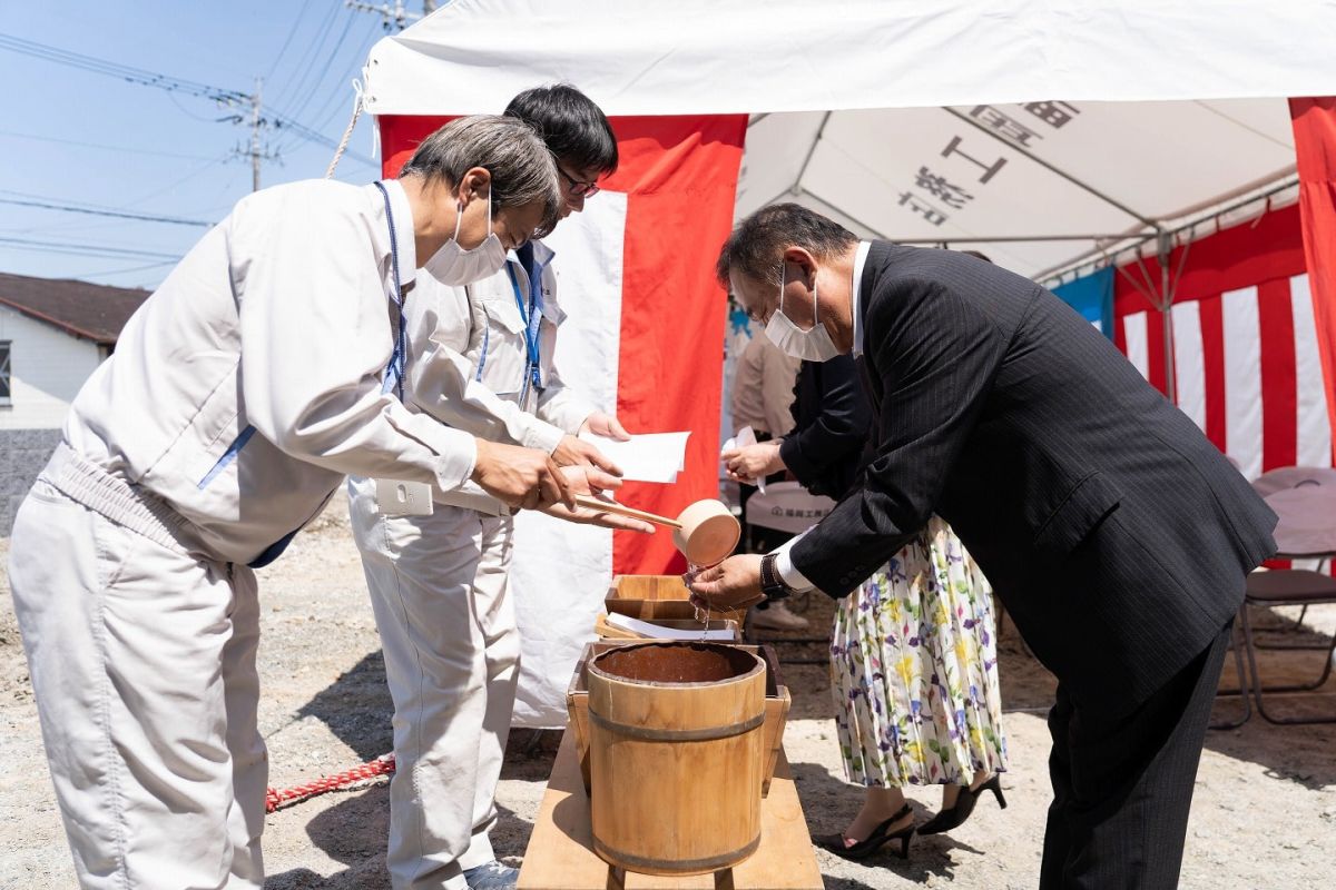 「みやま市01」注文住宅現場リポート①【地鎮祭】