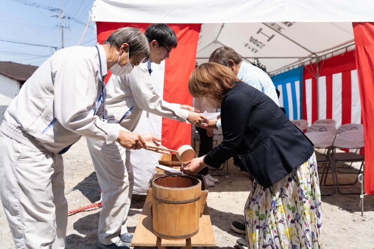 「みやま市01」注文住宅現場リポート①【地鎮祭】