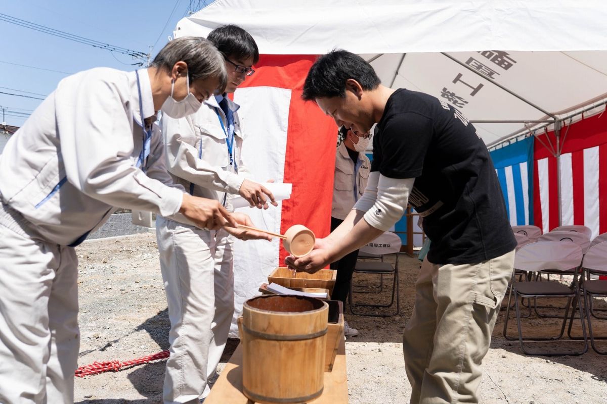 「みやま市01」注文住宅現場リポート①【地鎮祭】