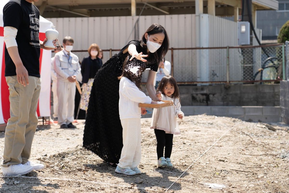 「みやま市01」注文住宅現場リポート①【地鎮祭】